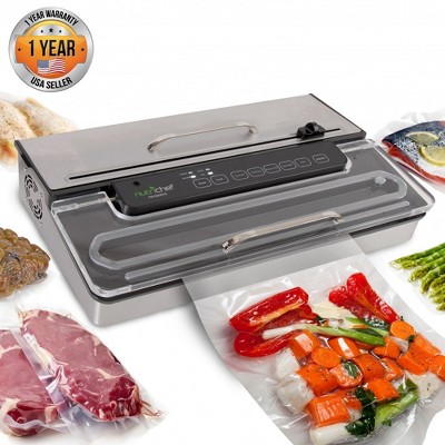 Nutrichef PKVS50STS Kitchen Pro Food Electric Vacuum Sealer Preserver System