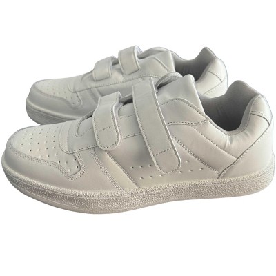 Мужские Naturally G4U Men's Sneakers Comfort Walking Hook-and-Loop Work Shoes, white-10 — фото 4