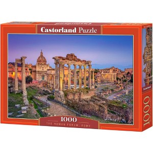 1000 Piece Jigsaw Puzzle, The Roman Forum, Rome, Italy, Forum Romanum, Ancient building, historical puzzles, Adult Puzzle, Castorland C-105304-2 - 1 of 4