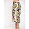 Women's Wave Contrast Detailed Wrap Skirt - Fate - 2 of 4