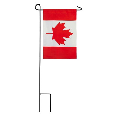 Evergreen Canada Garden Suede Flag