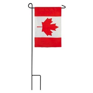 Evergreen Canada Garden Suede Flag - 1 of 2