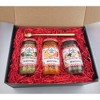 Gift Box 4-Piece Set of Le Conserve della Nonna Tapenades 3-Variety (Arichoke, Sweet Pepper, Mushroom & Truffle) with Gold Spreader Spoon (4-pc Set) - 3 of 4
