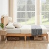 Rattan Bed Frame Queen with Headboard,Queen Bed Frame with LED Lights,Rattan Queen Bed Frame with Headboard - 3 of 4