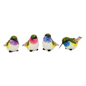 Transpac Small Resin Hummingbird Figurine Set of 4 Spring Home Decorations - 1 of 1