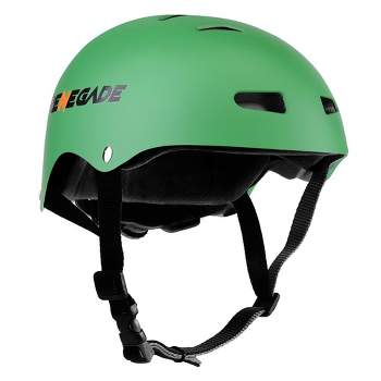 Hurtle Adjustable Sports Safety Helmet - Includes Travel Bag (Green)