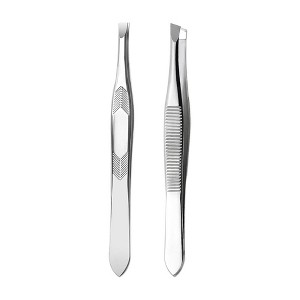 LOVELAY CREATIONS 2-Piece Stainless Steel Tweezers - 1 of 4