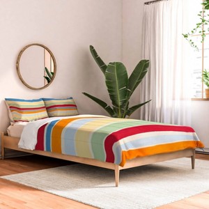 Deny Designs Avenie Modern Craft Roman Stripes Comforter and Sham Set - 1 of 4