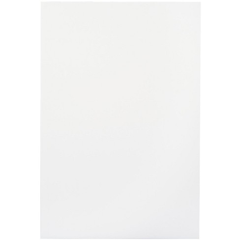 School Smart Folding Bristol Board, 24 X 36 Inches, White, Pack Of 100 ...