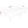 TiramisuBest Corduroy fabric, Modular Sectional Sofa with Storage, Sideboard Buffet Style Design for Living Room - 3 of 4