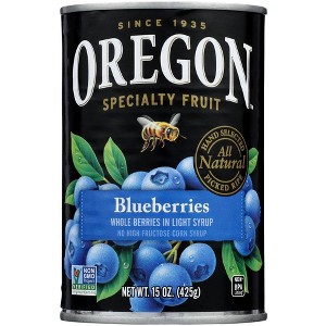 Oregon Blueberries in  Light Syrup - 8 pack, 15 oz - 1 of 3