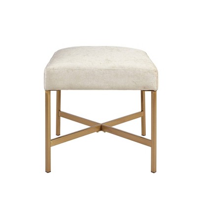 Markus Accent Ottoman Cream - Martha Stewart