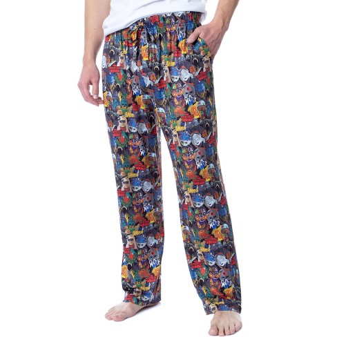 Sesame Street Adult Elmo Expressions Soft Polyester Pajama Pants