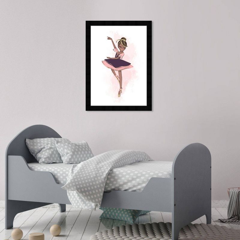15&#34; x 21&#34; Ballerina Girl Music and Dance Framed Art Print - Wynwood Studio, 4 of 7