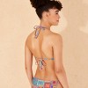 Women's Medium Coverage Triangle Bikini Top - Wild Fable™ Pink Sun/Palm Print - 2 of 4