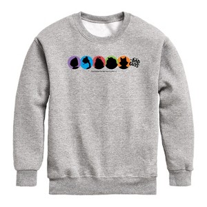 Boys' - The Bad Guys - Mr. Wolf and Friends Silhouettes Graphic Long Sleeve Fleece Sweatshirt - 1 of 4