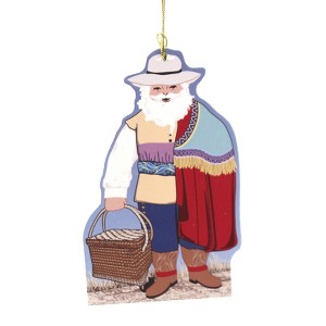 Cat's Meow Village 4.0 Inch Colonial Mexico Santa Ornament 2018 Santa Tree Ornaments - 1 of 2
