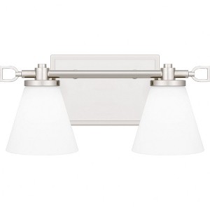 Quoizel Lighting Daniels 2 - Light Vanity in  Polished Nickel - 1 of 4