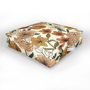 Emanuela Carratoni Spring Floral Mood Outdoor Floor Cushion - Deny Designs - 1 of 2