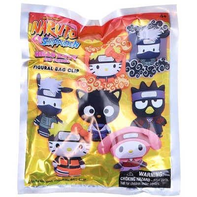 Monogram International Inc. Hello Kitty x Naruto 3D Foam Bag Clip | One Random