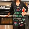 Zombies Eat Brains Don't Worry You're Safe Funny Halloween Brains Cooking Graphic Kitchen Smock - Crazy Dog Bakeware - 2 of 4