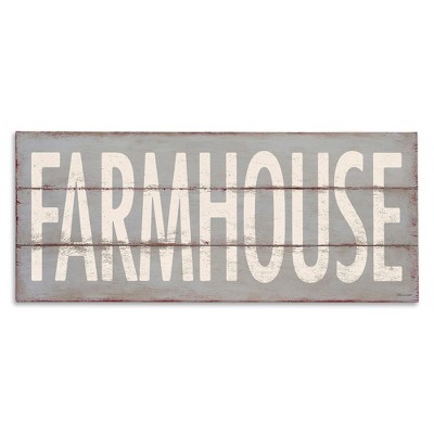 Stupell Industries Farmhouse Rustic Planked Design, 30" x 13"