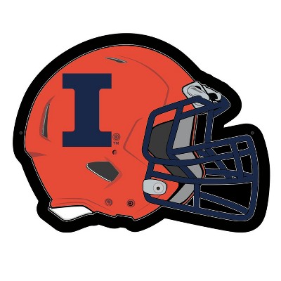 Evergreen Ultra-Thin Edgelight LED Wall Decor, Helmet, University of Illinois- 19.5 x 15 Inches Made In USA
