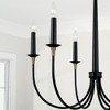 Capital Lighting Amara 6 - Light Chandelier in  Matte Black/Brass - 3 of 3