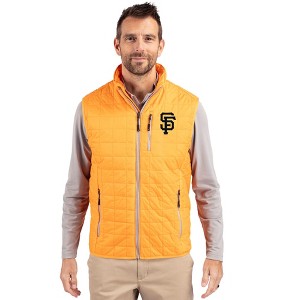San Francisco Giants Cutter & Buck Rainier PrimaLoft® Mens Eco Insulated Full Zip Puffer Vest - 1 of 1