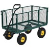 Garden Wagon Cart, Duty Steel Yard Cart with Removable Sides, All Terrain Tires, Utility Wagon for Lawn Farm - 4 of 4