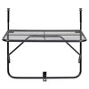 Balcony Table Black Steel Medium Foldable Balcony Table - 4 of 4
