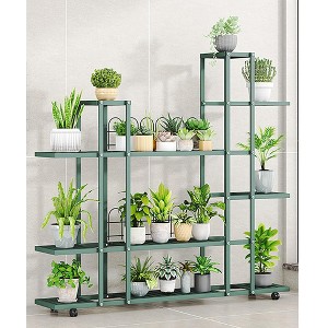 Flower Rack, Multi-Tier Plant Stand Indoor, Metal Corner Tiered Plant Stand, for Living Room, Balcony, Garden, Farm, Botanical Garden - 1 of 1
