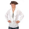 Fun World Swashbuckler Shirt Adult Costume, One Size, Black - 2 of 2