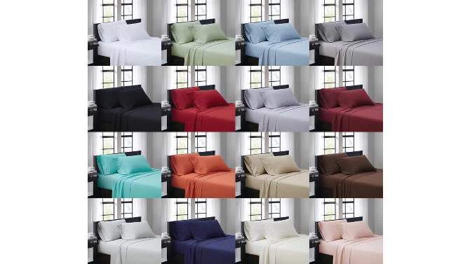 Everyday Microfiber Solid Sheet Set - Truly Soft, 2 of 6, play video