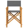 Director's Chair Set of 2,Teak wood, Polyester vidaXL - 4 of 4