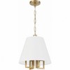 Crystorama Lighting Westwood 4 - Light Chandelier in  Vibrant Gold - 4 of 4