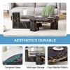 NicBex Industrial 2-Tier Coffee Table Set, Detachable Modern Design Side Tables for Living Room Office Balcony & Yard - 2 of 4