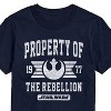 Men's - Star Wars - Property Of Rebellion Short Sleeve Graphic T-Shirt - 2 of 4