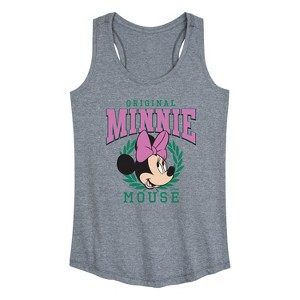 Women's - Disney - Minnie Crest Graphic Racerback Tank - 1 of 4