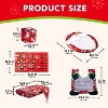 Joyfy 5Pcs Christmas Gnome Toilet Seat Cover, Bathroom Decor Set with Rugs Tank Cover Toilet Paper Box Cover and Santa Towel Christmas Decoration - 4 of 4