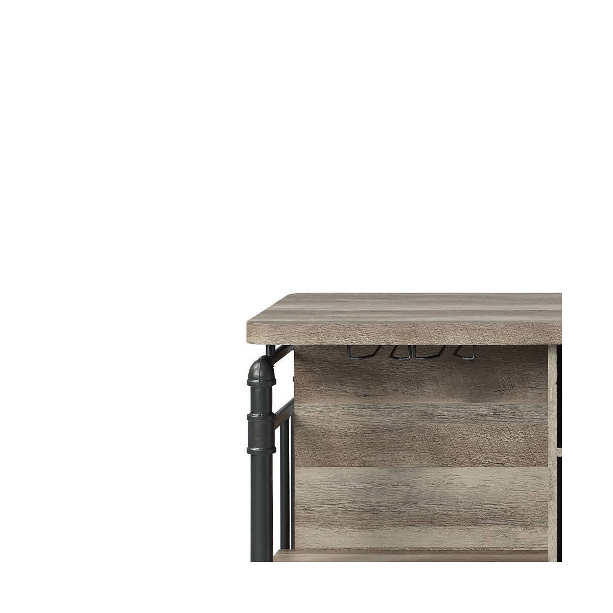 Acme Furniture Edina Console Table Antique Oak/Sandy Gray Finish - thumbnail 3