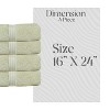 Home Weavers Elegance Essentials 550GSM 100% Cotton Zero Twist Super Absorbent Bath Towel Set - 2 of 4