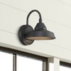 John Timberland Westley Rustic Industrial Wall Light Sconce Black Hardwire 7 1/4" Fixture LED Gooseneck Arm for Bedroom Bathroom Vanity Reading House - 2 of 4