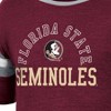 NCAA Florida State Seminoles Girls' Short Sleeve Striped Shirt - image 3 of 3