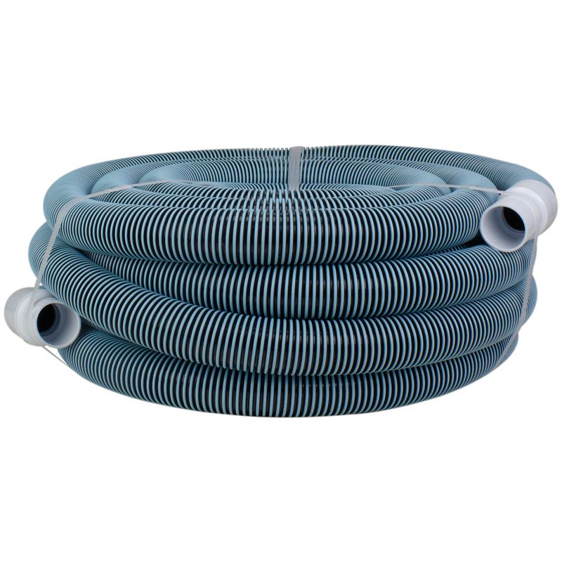 Pool Central Extruded EVA In-Ground Swimming Pool Vacuum Hose with Swivel Cuff 50' x 1.5" - Blue, 2 of 4