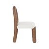 Meridian Furniture,Amari Vegan Leather and Boucle Fabric Dining Chair, Set of 2 - 4 of 4