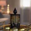 Northlight LED Lighted Glass Candle with Stars Christmas Decoration - 8" - Small - image 2 of 4