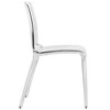 LeisureMod Murray Waterfall Edge Design Plastic Dining Chair, Set of 2 - 4 of 4