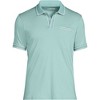 Lands' End Men's Short Sleeve Tipped Welt Pocket Supima Polo - 3 of 3