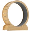 PawHut Cat Running Wheel, Cat Tree with Carpet Runway Cat Exercise Wheel with Brake Cat Tower Pet Furniture for Kittens - 4 of 4